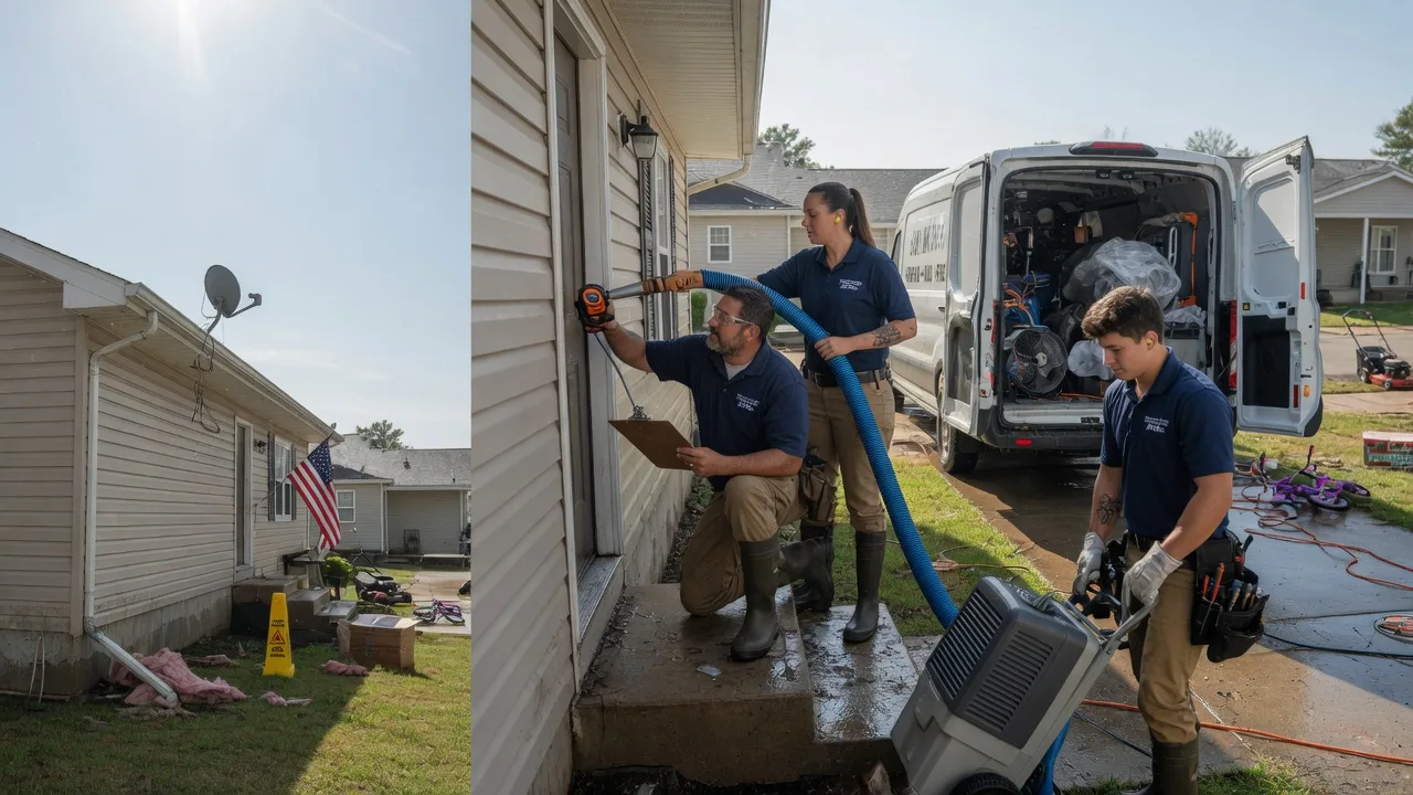 Ceiling Water Damage Restoration in Lacona, IA near me